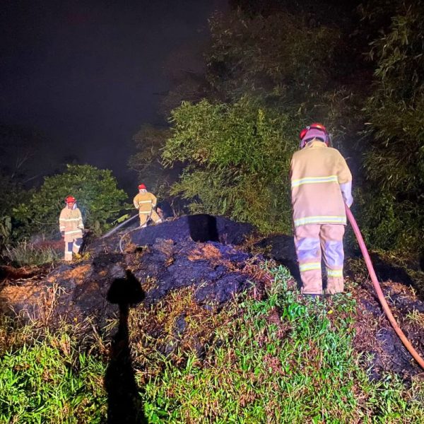 Tumpukan Limbah Sabut Kelapa di Pamarican Terbakar, Damkar Ciamis Berhasil Cegah Api Meluas