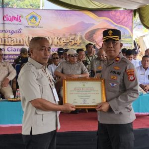 Kolaborasi Polres Ciamis dan Kelompok Tani Berbuah Penghargaan pada HKP ke-54