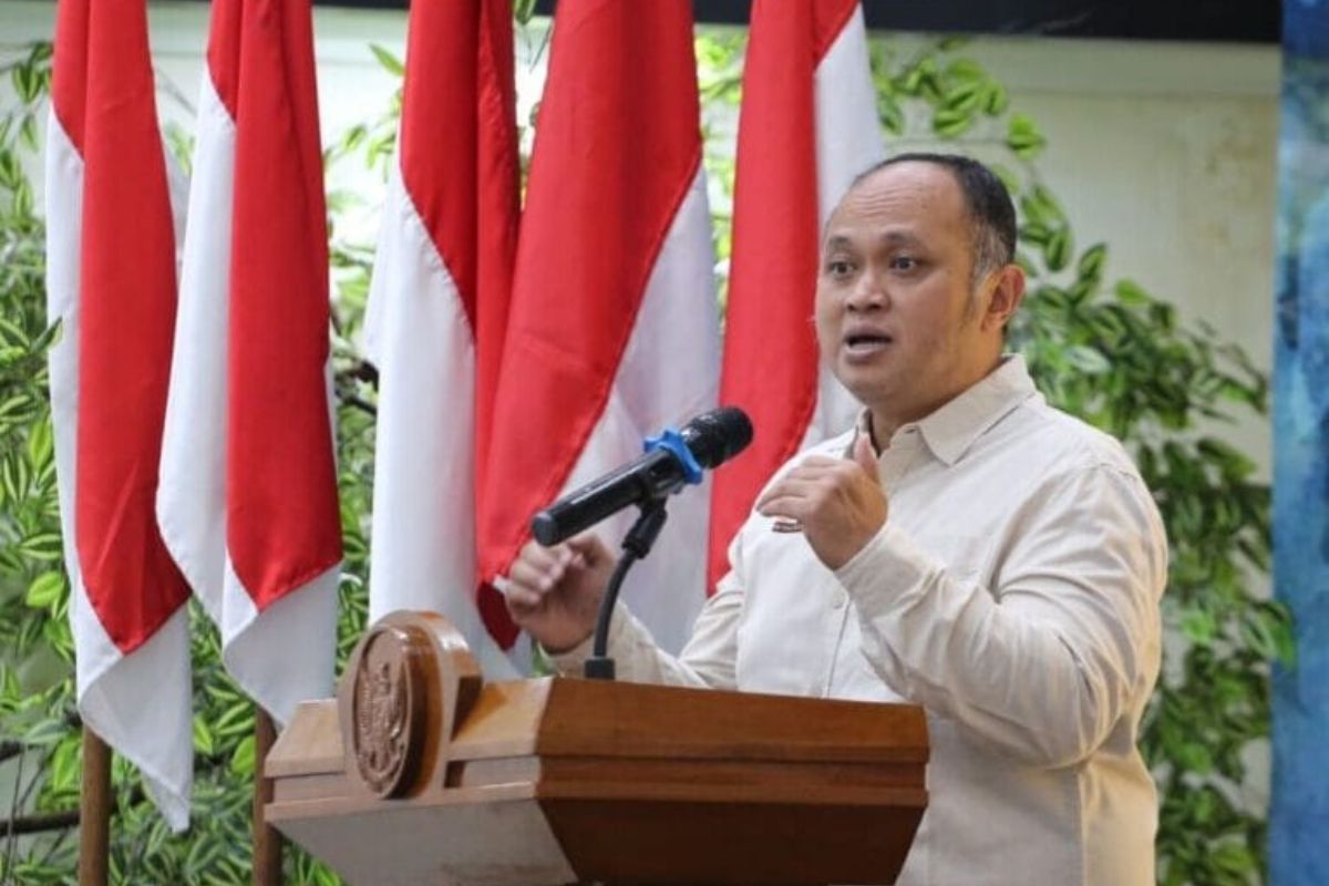 Ketua Umum IJTI Herik Kurniawan menyampaikan sikap organisasi terkait pentingnya menghormati profesi jurnalis serta kebebasan pers dan mengecam pernyataan Hotman Paris yang dinilai merendahkan profesi jurnalis. Shotlist.id/Foto: Dok. IJTI