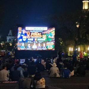 Bobotoh Tumpah Ruah di Alun-alun Ciamis Dukung Persib di Final Piala Presiden