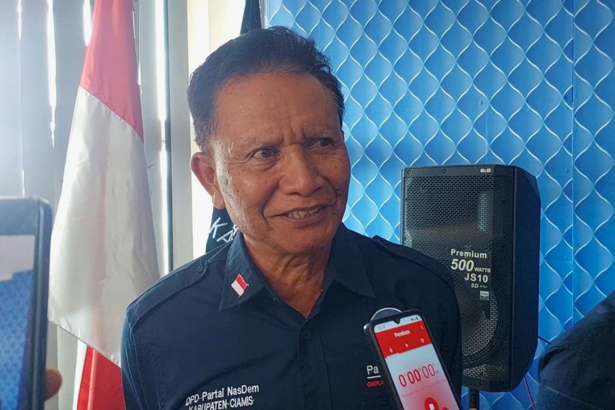 Toto Marwoto menyatakan siap menjalankan keputusan partai apabila dirinya mendapat amanat untuk maju di bursa Wakil Bupati Ciamis. Shotlist.id/Foto: Agus Berrie