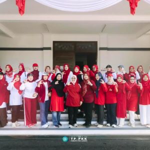 Sambut HUT ke-81 RI, TP PKK Ciamis Gelar Jalan Sehat hingga Evaluasi Program