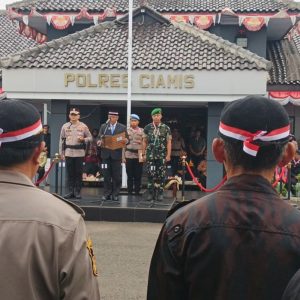 Apel Kebangsaan Polres Ciamis, Puluhan Elemen Masyarakat Ikrar Jaga Daerah