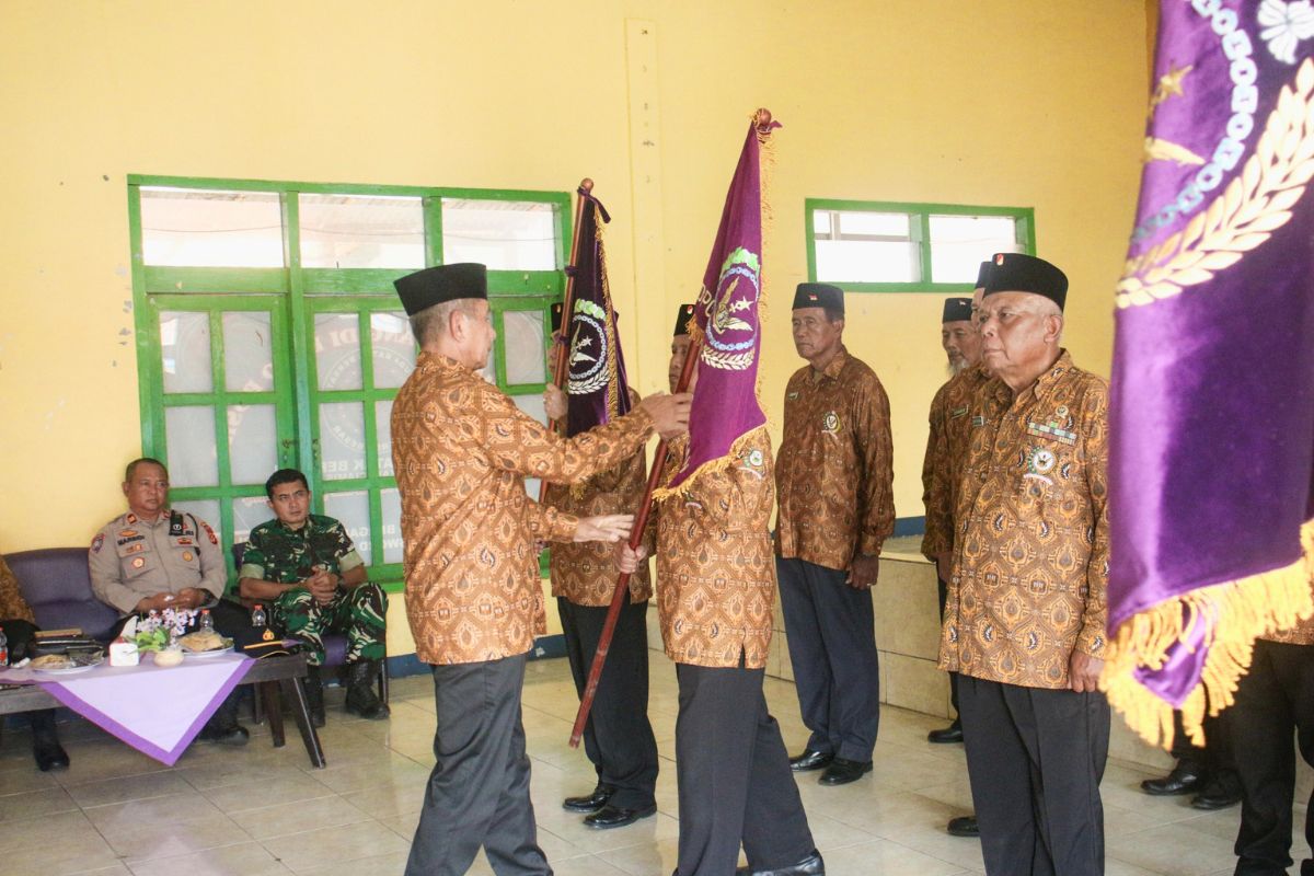 Pelantikan dan pengukuhan pengurus DPC PEPABRI Kabupaten Ciamis, Tasikmalaya, dan Pangandaran di Aula PEPABRI Kabupaten Ciamis, Selasa (4/8/2026). Shotlist.id/Foto: FL