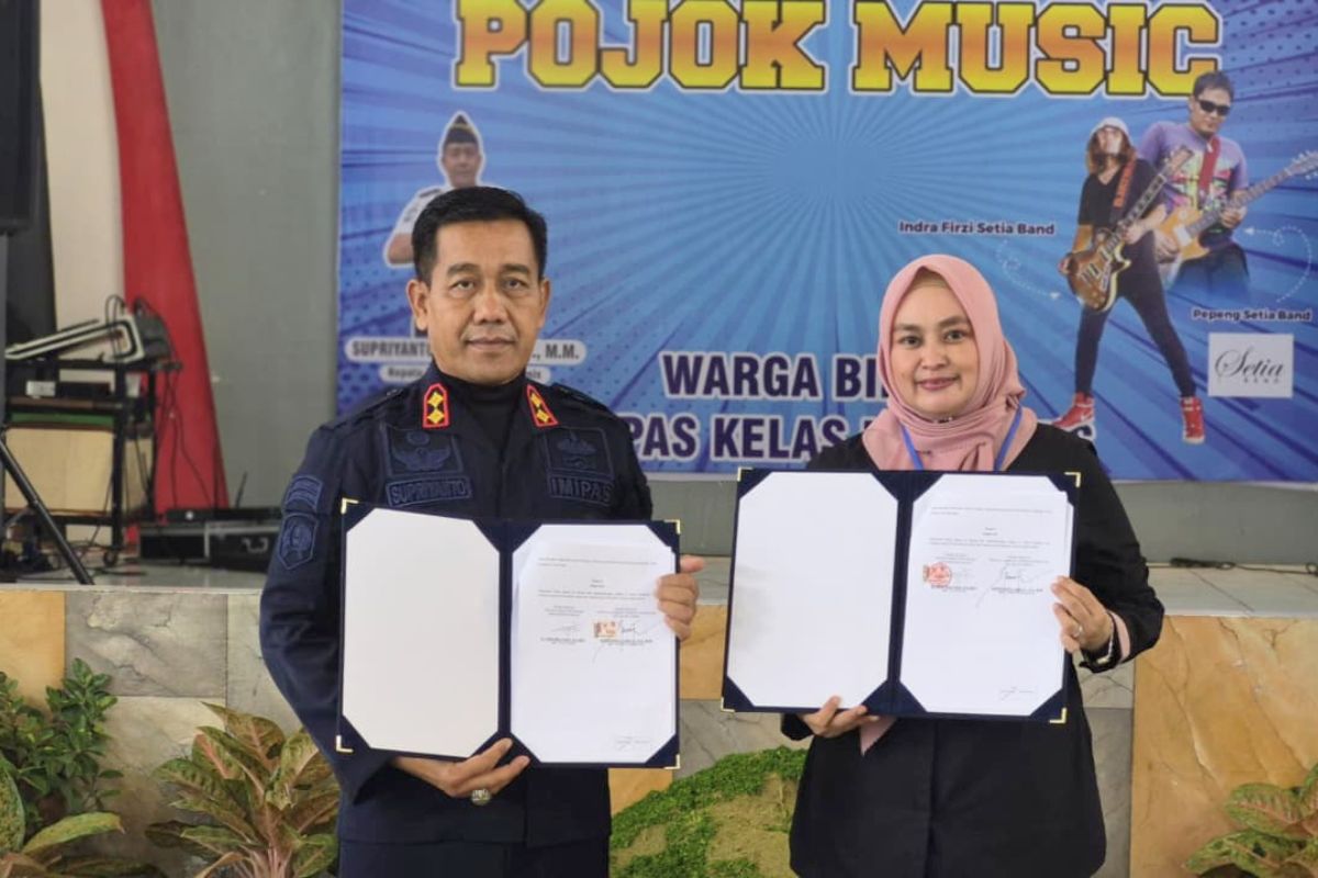 Lapas Kelas IIB Ciamis bersama Universitas Galuh menandatangani PKS tentang Penyelenggaraan Tri Dharma Perguruan Tinggi, Kamis (27/8/2026). Shotlist.id/Foto: YT